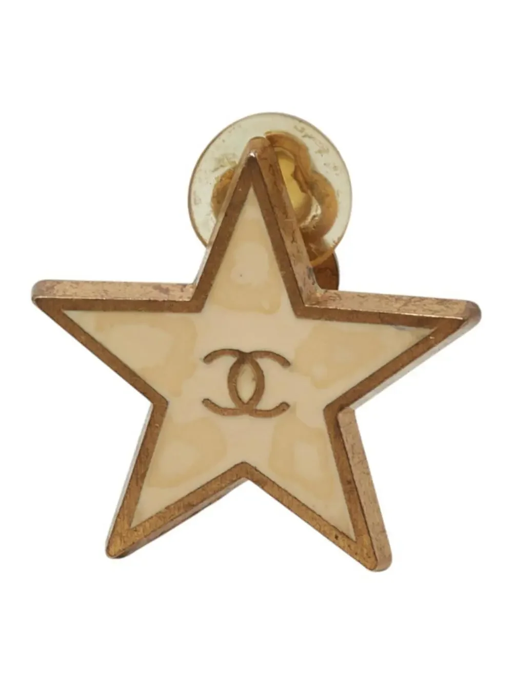Chanel Cc Logo Clip-On Single Earring #357829C34B